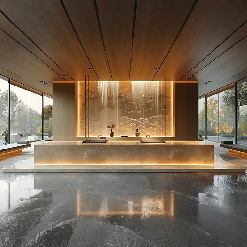 High-gloss piano lacquer wood veneer