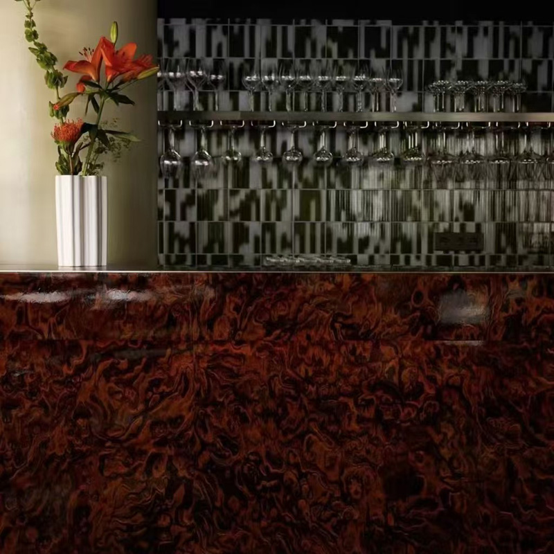 Customized wood veneer